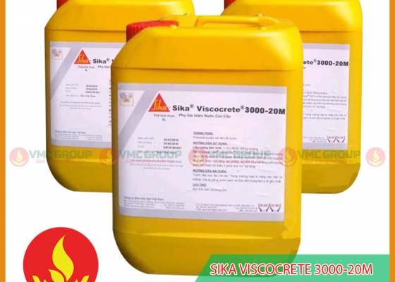 SIKA VISCOCRETE 3000-20M || PHỤ GIA GIẢM NƯỚC BÊ TÔNG