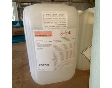 Hydrofluoric Acid 55% (HF) – Axit Flohydric Tẩy Rửa Kim Loại, Khắc Kính Công Nghiệp